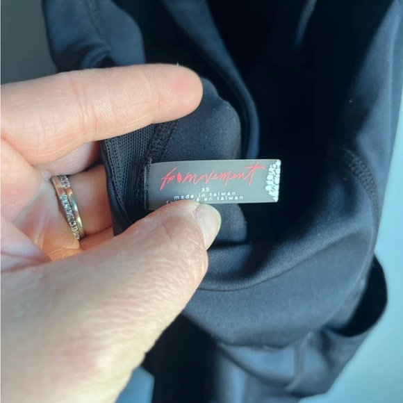 Free People Movement My High Onesie in Black XS - Picture 5 of 7